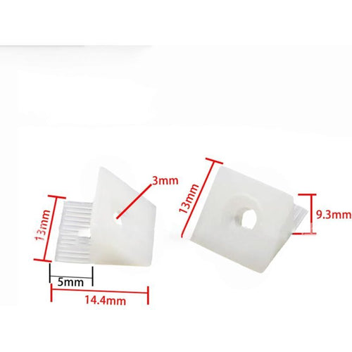 20x Plastic Drawer Bottom Repair Wedges Support Brackets with Screws