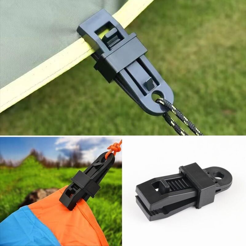 20x Tarp Clips Clamps for Awning Tent Pool Cover Boat Car Black