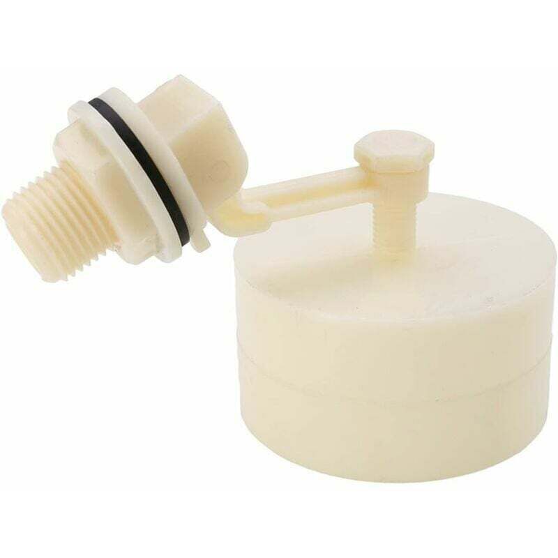 Automatic Float Valve Water Level Controller 0.5in Thread ABS Tank Trough