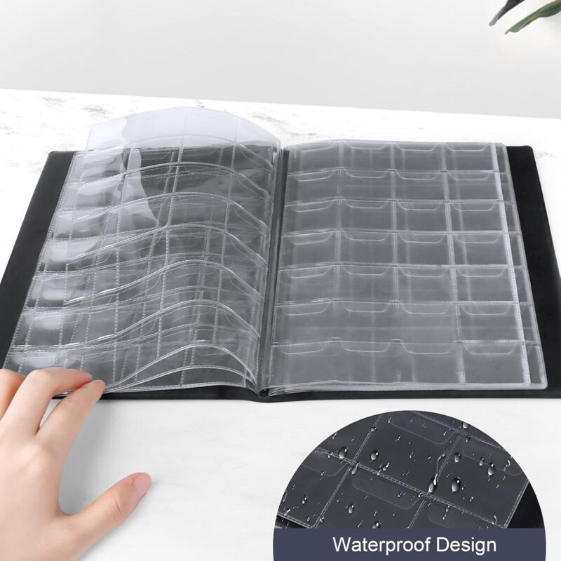 Coin Collection Album 300 Pockets Binder for Coins Tokens Badges