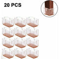 20x Silicone Chair Leg Floor Protector Caps 39-48mm Anti-Scratch Covers