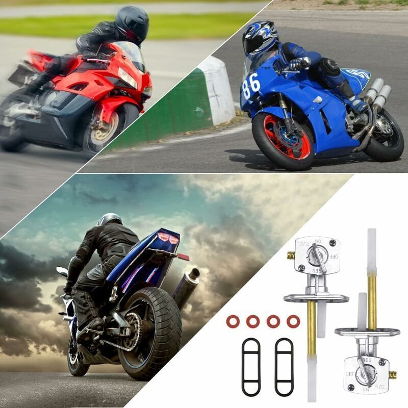 Aluminium Fuel Petcock Tap Valve Switch Anti-Corrosion for ATV Motorcycle