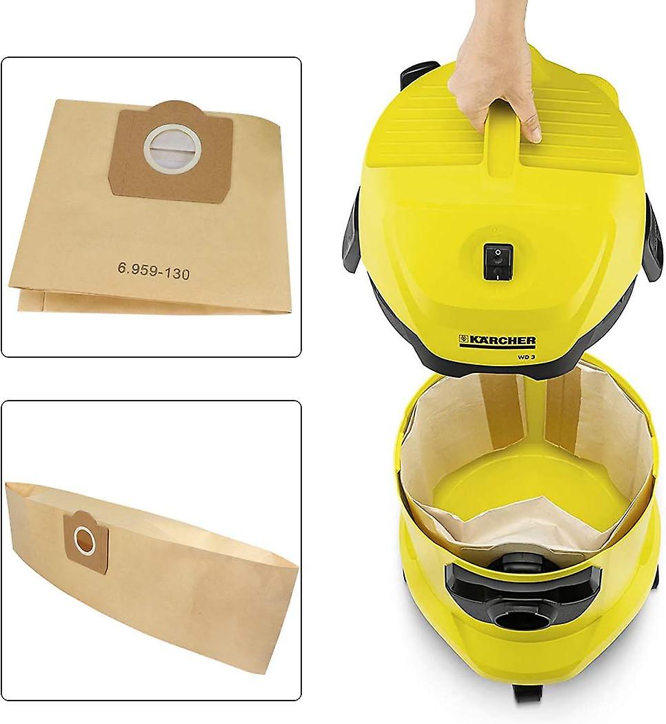 10x Vacuum Cleaner Bags for Karcher 6.959-130.0 A2201 A2204 A2504 Filter