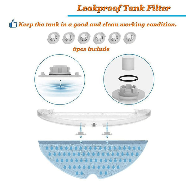 Accessory Kit for Roborock S5 S6 Max Pure MaxV S50 S55 S60 Robot Vacuum