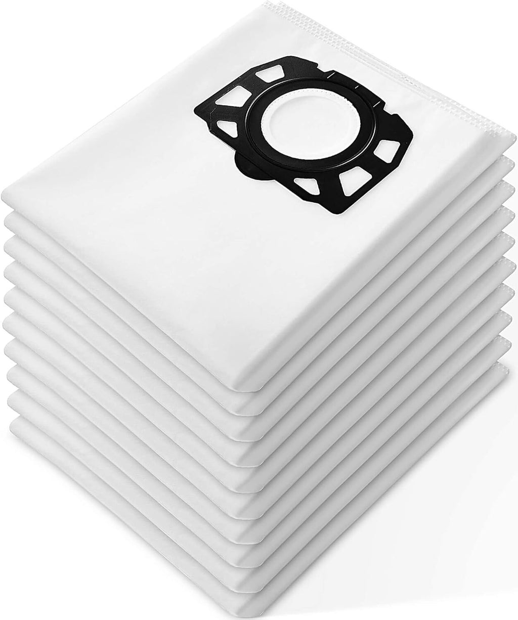 10x Microfibre Vacuum Bags for Karcher WD4 WD5 WD6 MV4 MV5 MV6 5-Layer