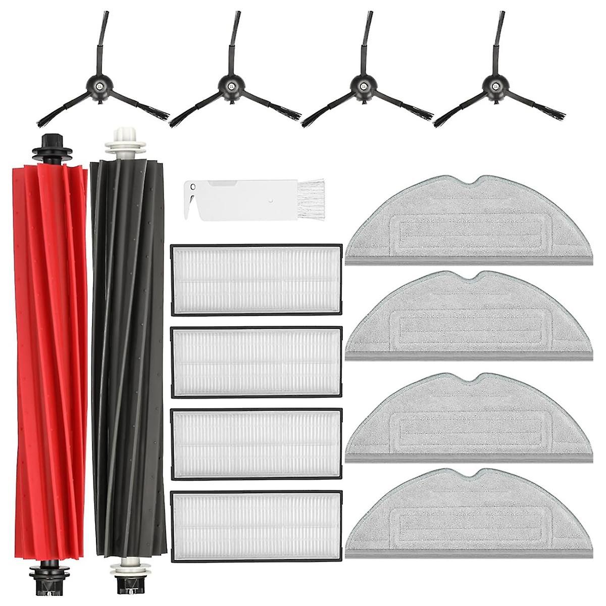 Roborock S8 S8+ Accessory Set Main Brush HEPA Filters Mop Cloths Washable
