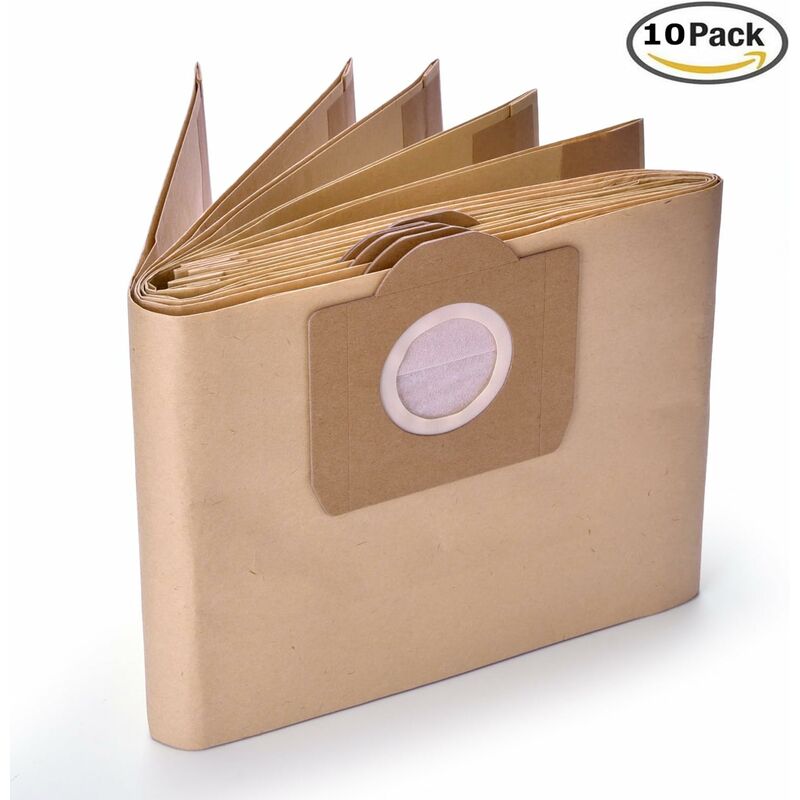 10x Paper Vacuum Bags for Karcher WD3 WD3P 6.959-130.0 A2201 A2204 A2504