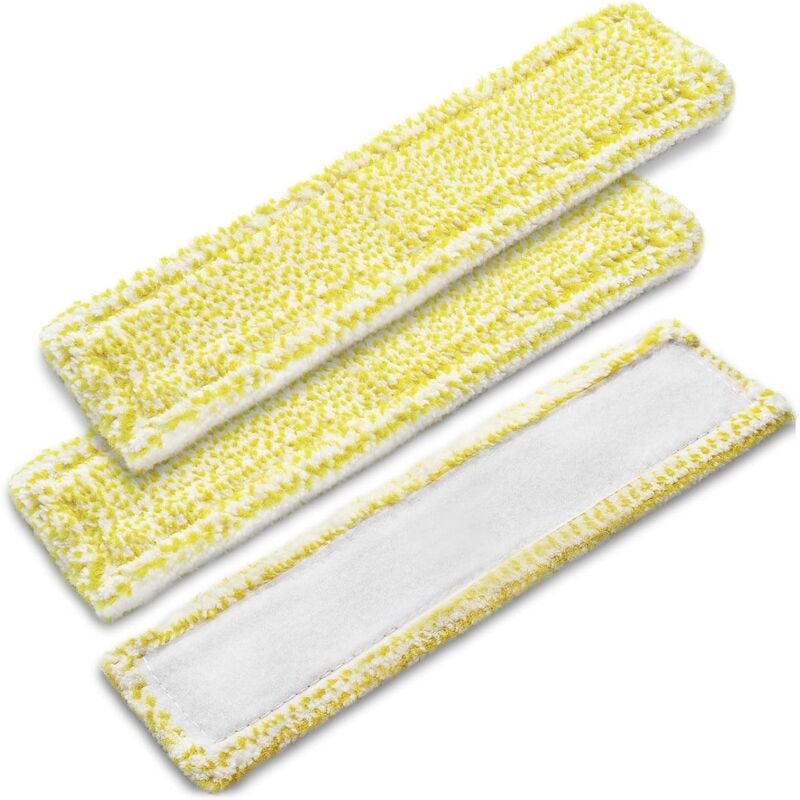 3x Microfibre Pads for Karcher WV2 WV5 Premium Window Vacuum Cleaner