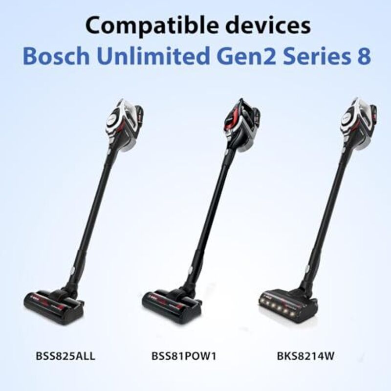 2x Filters for Bosch Unlimited Gen2 Serie 8 BKS8214W BSS825ALL 12036642