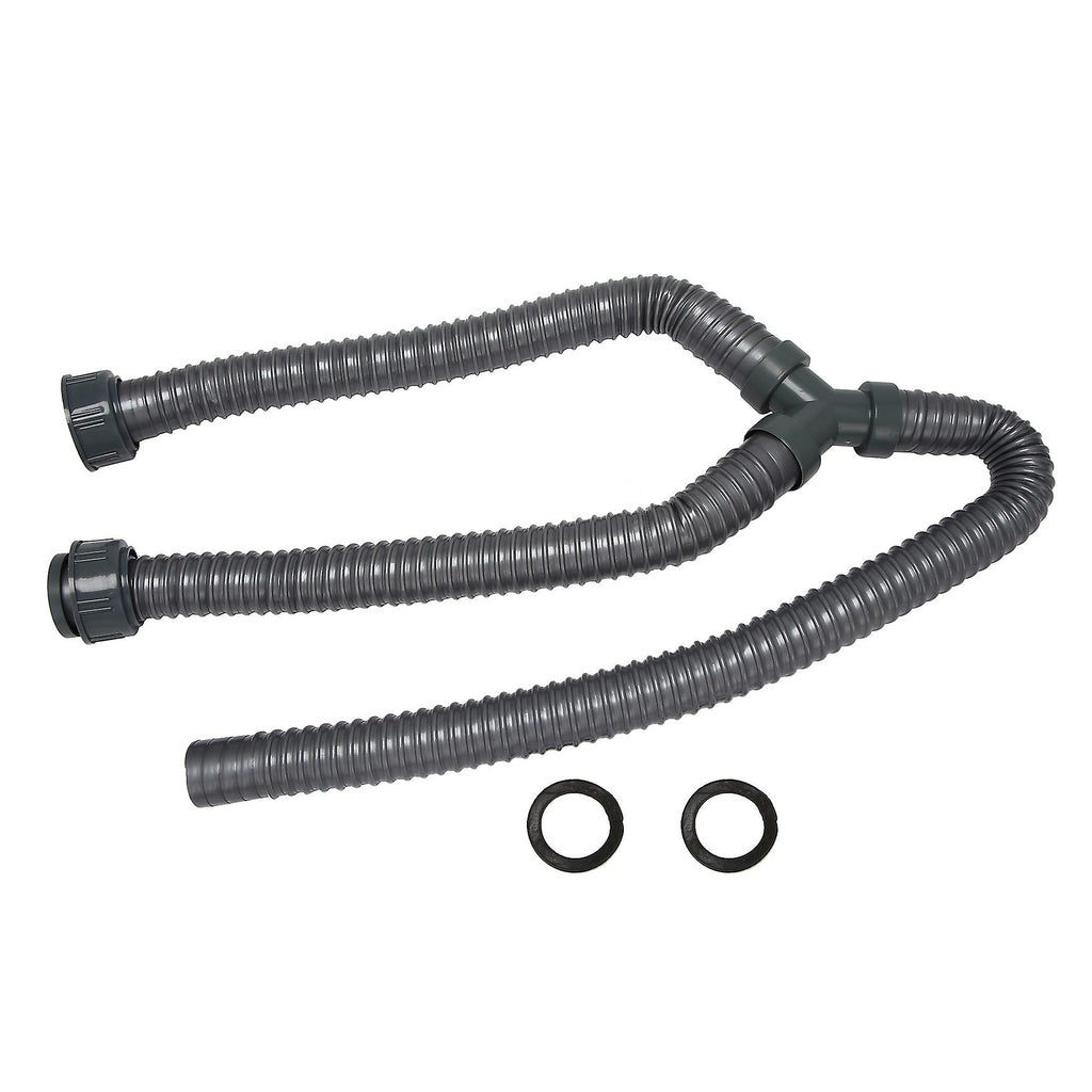 1m Washing Machine PVC Y-Shaped Drain Hose Washing Machine Pipe Connector
