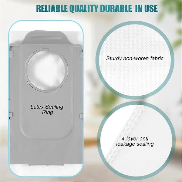 Roborock Q8 Max Q5 Pro Dust Bags & Accessory Parts 8 Piece Set