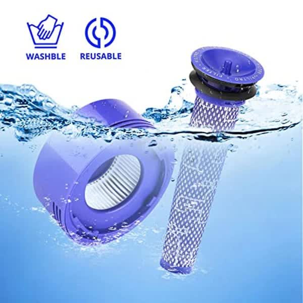 Replacement Filter Pack for V7, V8 Animal and V8 Absolute Cordless Vacuum Cleaners Hepa Filter Ers