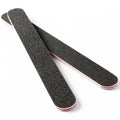 3pcs Straight Double-Sided Files 100/180 Grit, Black