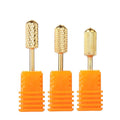 Electric File Bits Gold, Rounded Grov Grit