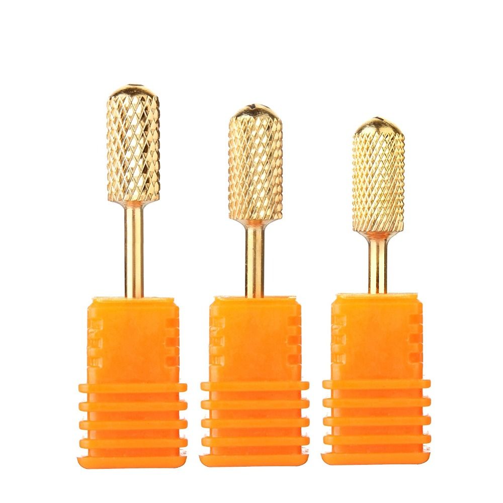 Electric File Bits Gold, Rounded Grov Grit