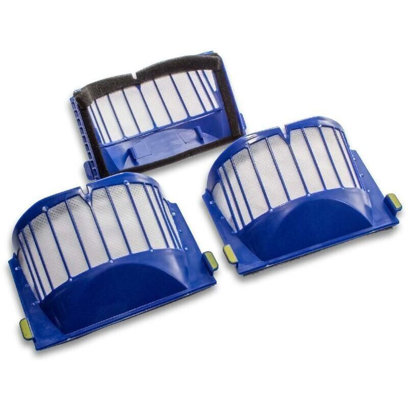3x HEPA Filters for iRobot Roomba 600 Series AeroVac 620 630 650 660