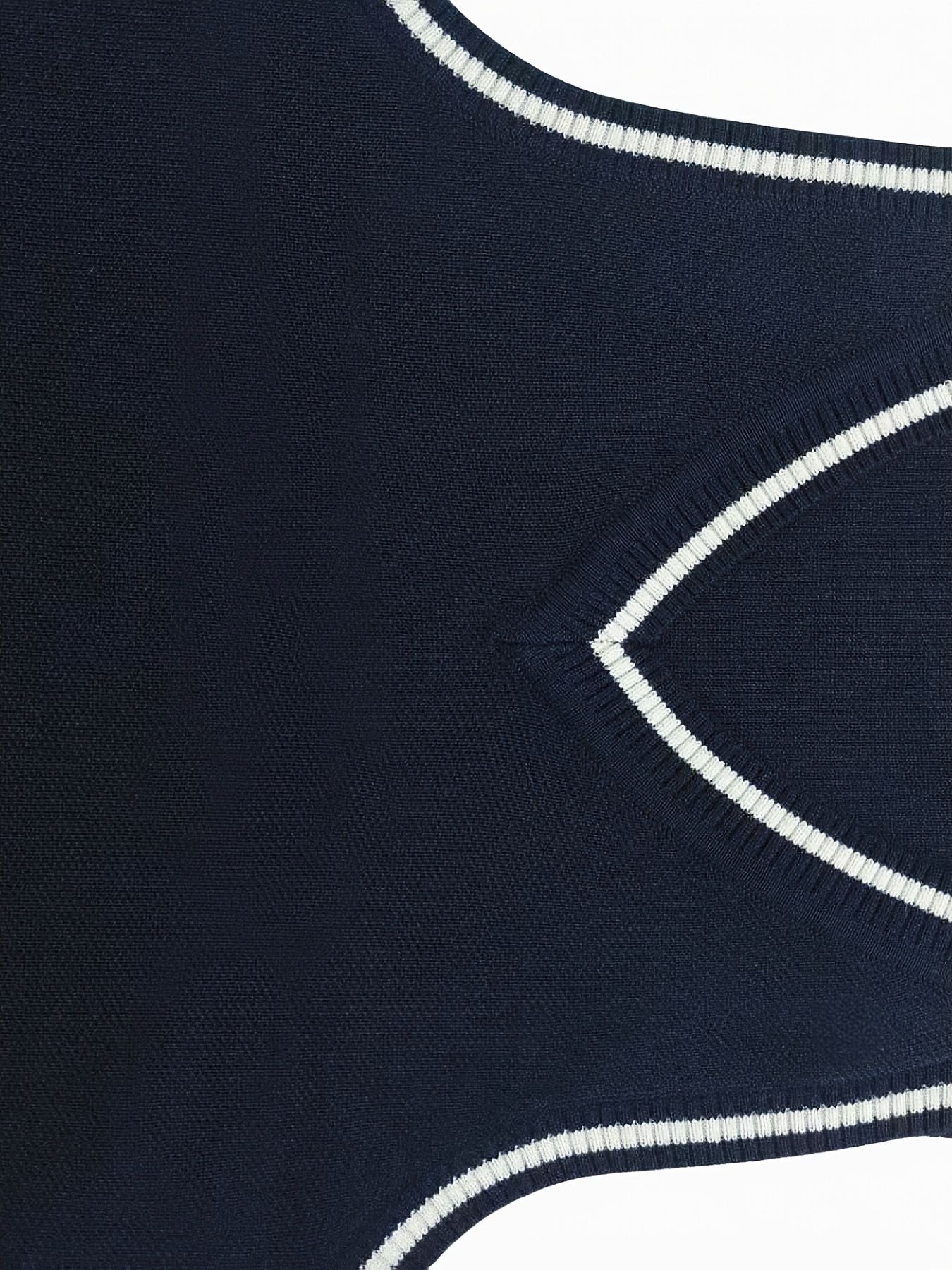 BX0012-NAVY 100% Cotton Kids V-Neck Argyle Sweater Vest, Boys and Girls Knitwear, Navy Blue, Size 110