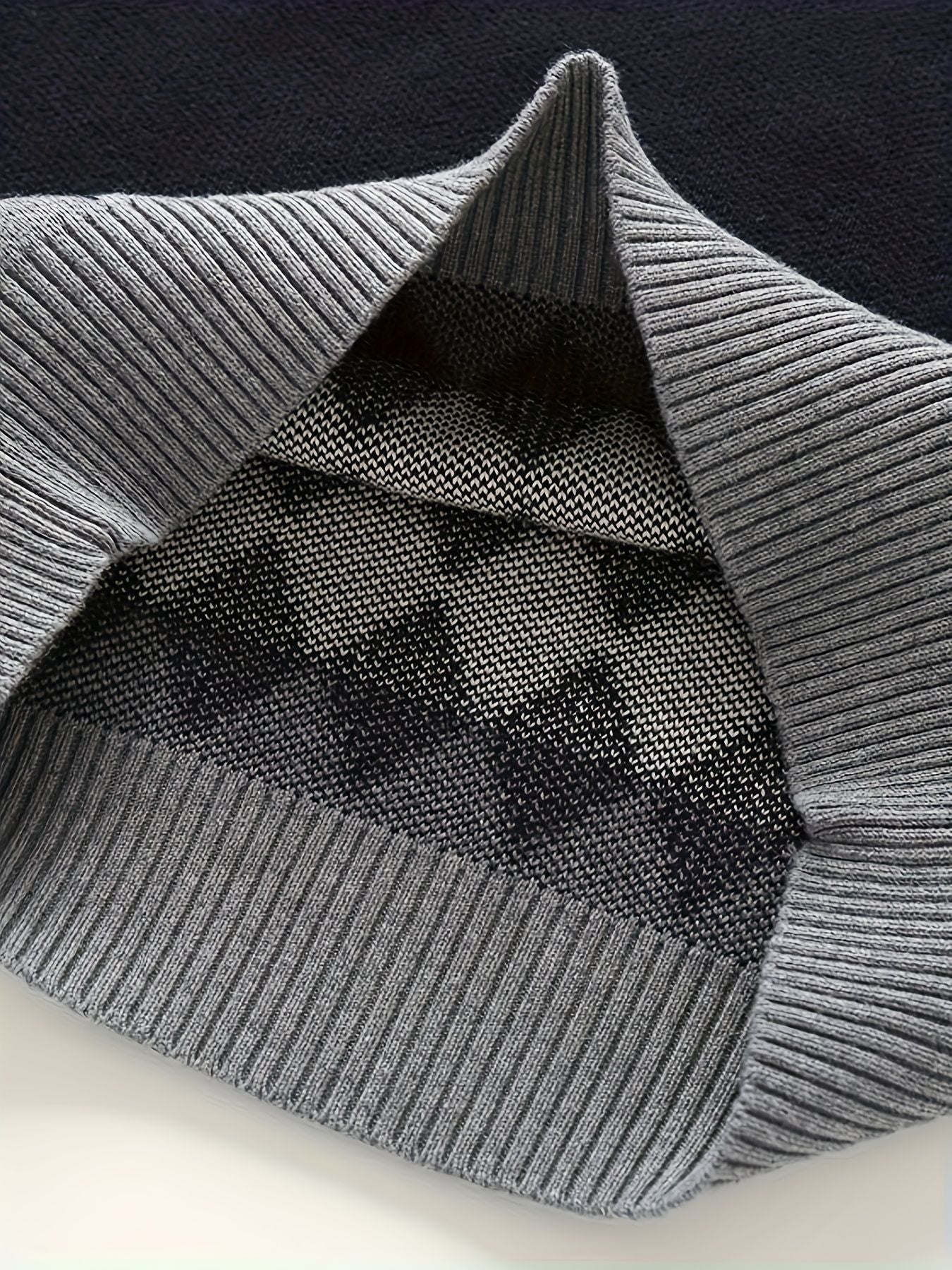 BX0012-NAVY 100% Cotton Kids V-Neck Argyle Sweater Vest, Boys and Girls Knitwear, Navy Blue, Size 160