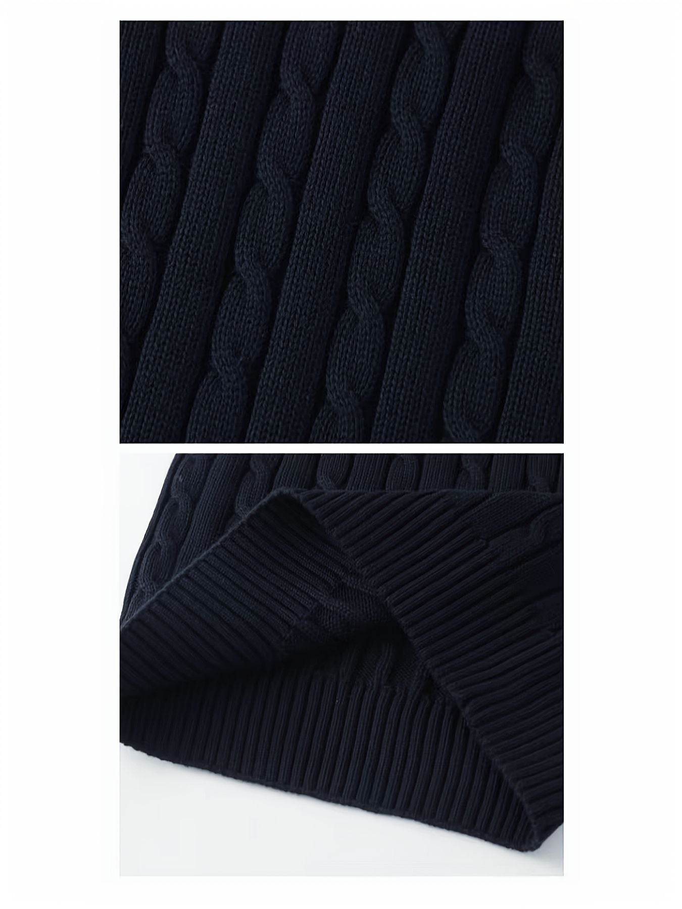 BX0038-NAVY 100% Cotton Kids V-Neck Striped Sweater Vest, Boys and Girls Knitwear, Navy Blue, Size 110