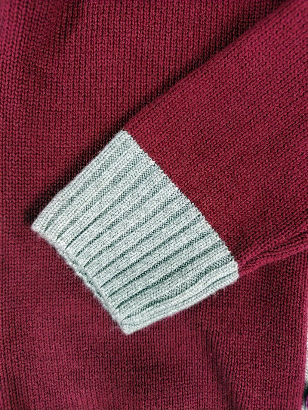 SW020 100% Cotton Kids V-Neck Long sleeve Button Cardigan, Boys and Girls School Uniform Knitwear, Scarlet, Size 110
