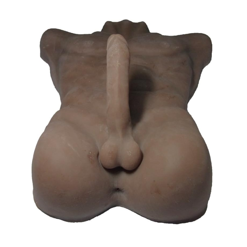 House Of Dasein Male Half Body Sex Doll With Big Dildo Penis Women Masturbation - Black