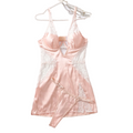 House Of Dasein New Sexy Slim Fitting Lingerie With Hollowed Out Suspender And Underwear Two Piece Set - Skin Color - L