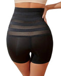 Seamless Shaping Control Underwear With High Waist Abdominal And Butt Lifting Panties - Black - S