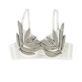 House Of Dasein Evening Dress Party High Design Silver 3D Rhinestone Shaping Bra Outerwear - White - 40C/90