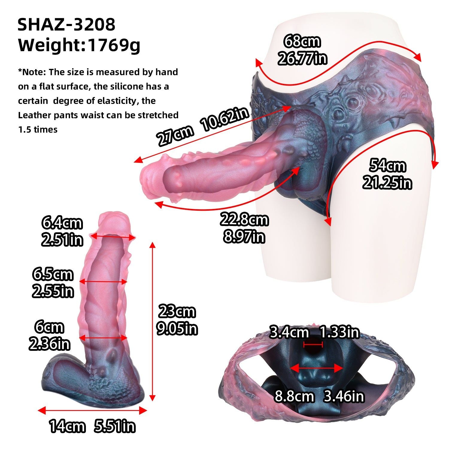 House Of Dasein Evil Eyes Soul Devourer Strap On Hollow Penis
