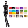 House Of Dasein Sexy Full Body Black Latex Gummi Catsuit Ear Cosplay Rubber Bodysuits Back Crotch Zip - Custom - Customize - Unisex