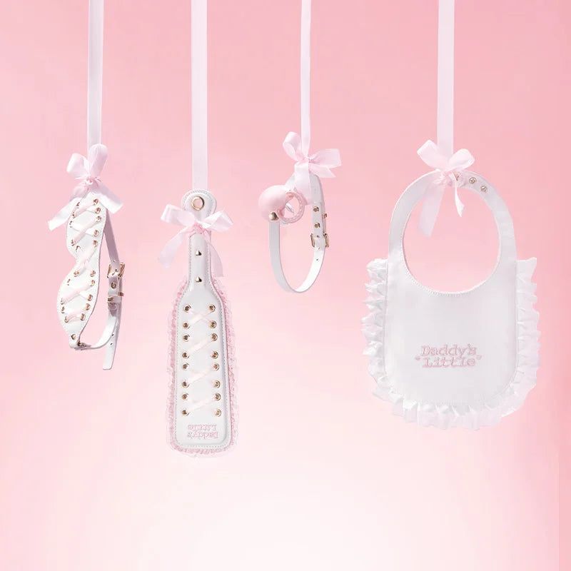 House Of Dasein Ddlg Bondage Set Cute Abdl Sexy Lace Shackles And Foot Cuffs Handcuffs Restraint Toy Sm Fetish Mouth Gag Game For Couple