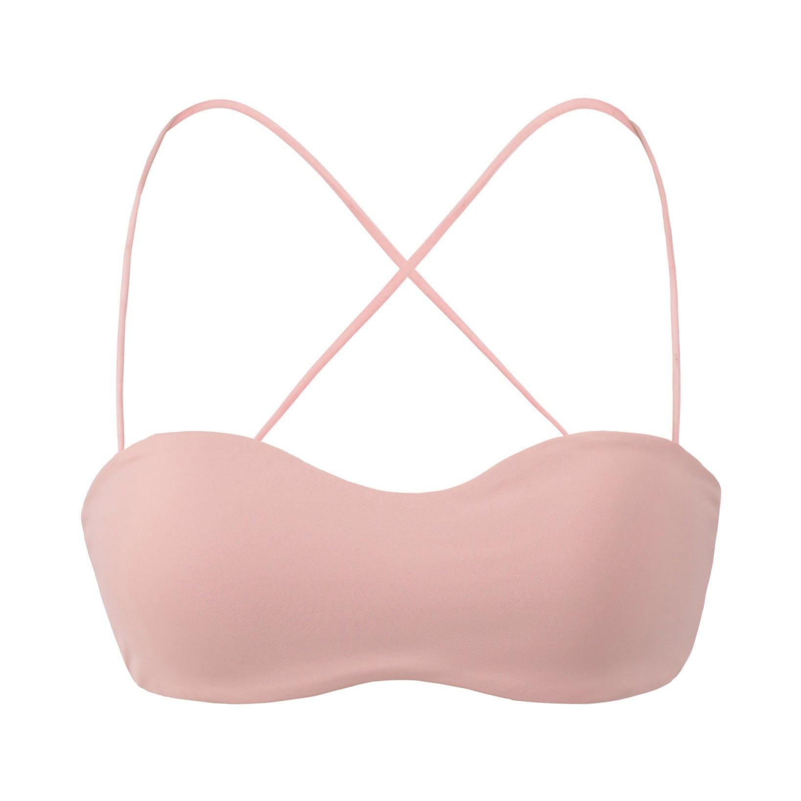 House Of Dasein Double Layered Small Chest Flat Narrow Version Without Cushion Underwear Sling - Soft Mist Pink - S