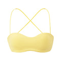 House Of Dasein Double Layered Small Chest Flat Narrow Version Without Cushion Underwear Sling - Sunlight Yellow - L