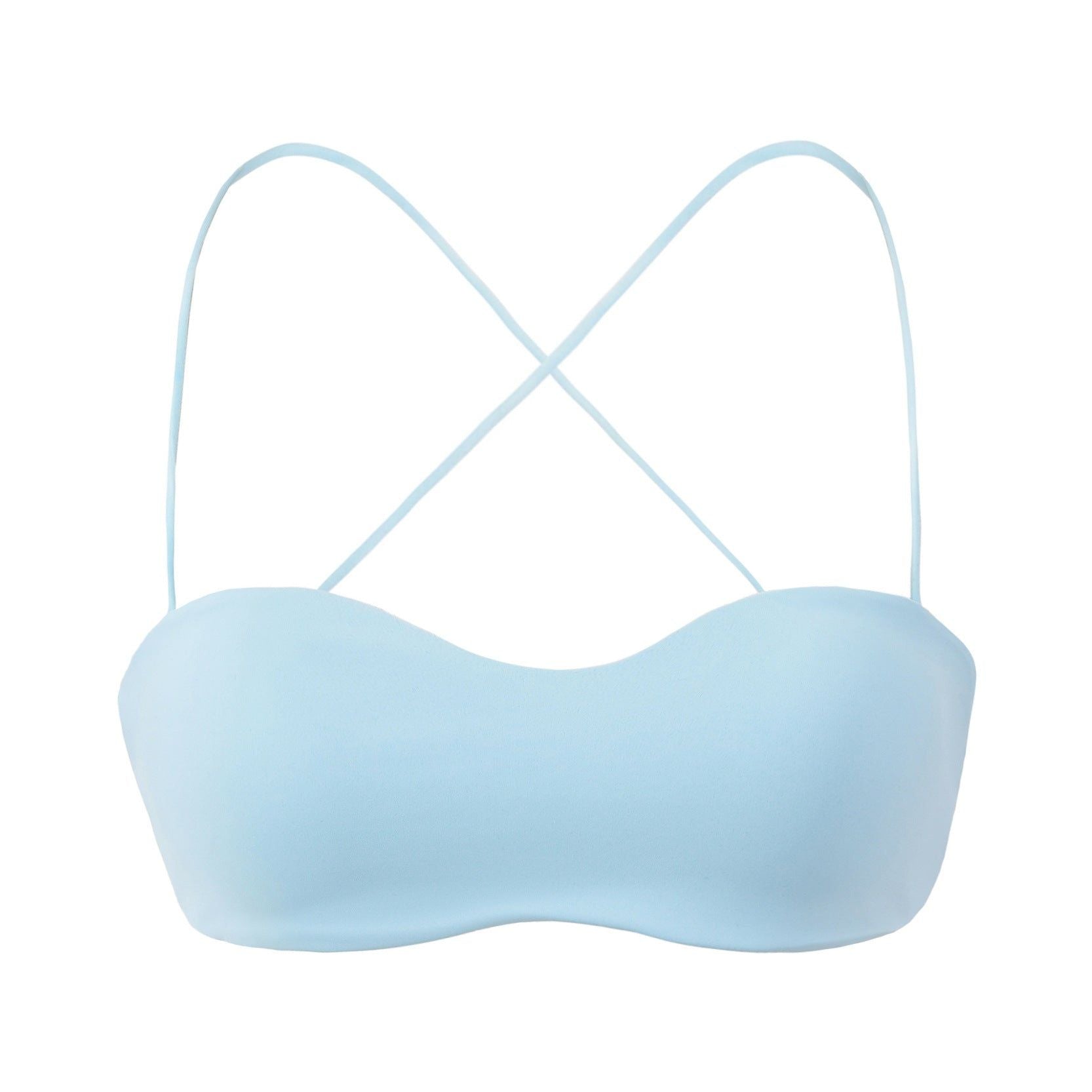 House Of Dasein Double Layered Small Chest Flat Narrow Version Without Cushion Underwear Sling - Baby Blue - M