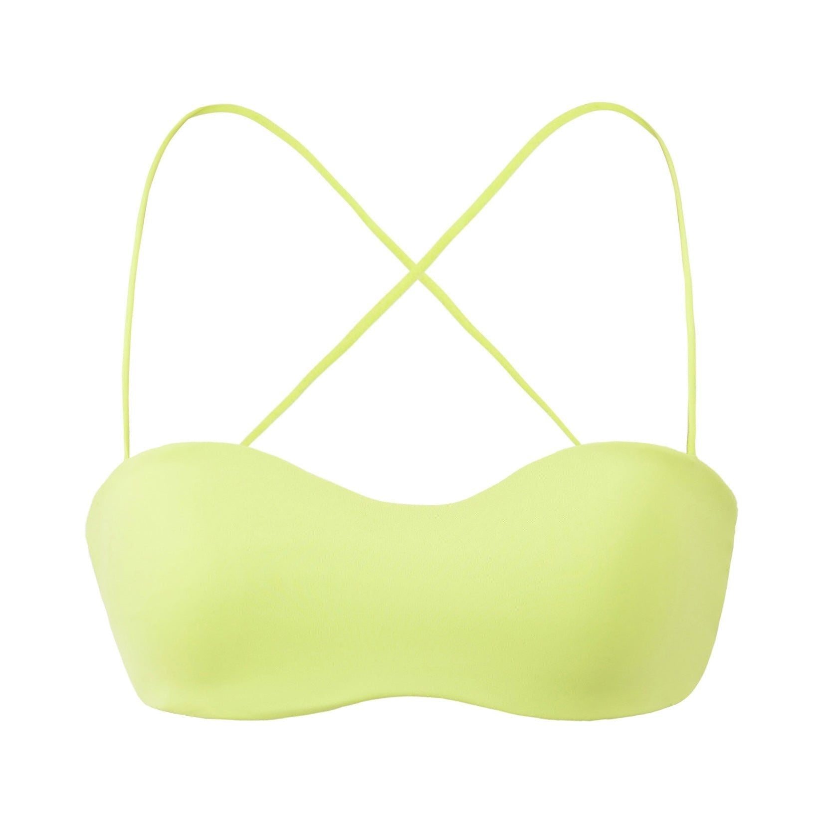 House Of Dasein Double Layered Small Chest Flat Narrow Version Without Cushion Underwear Sling - Green - M