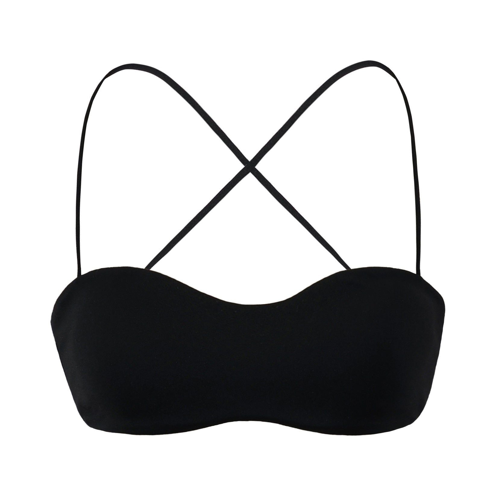 House Of Dasein Double Layered Small Chest Flat Narrow Version Without Cushion Underwear Sling - Black - L