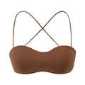 House Of Dasein Double Layered Small Chest Flat Narrow Version Without Cushion Underwear Sling - Khaki - S
