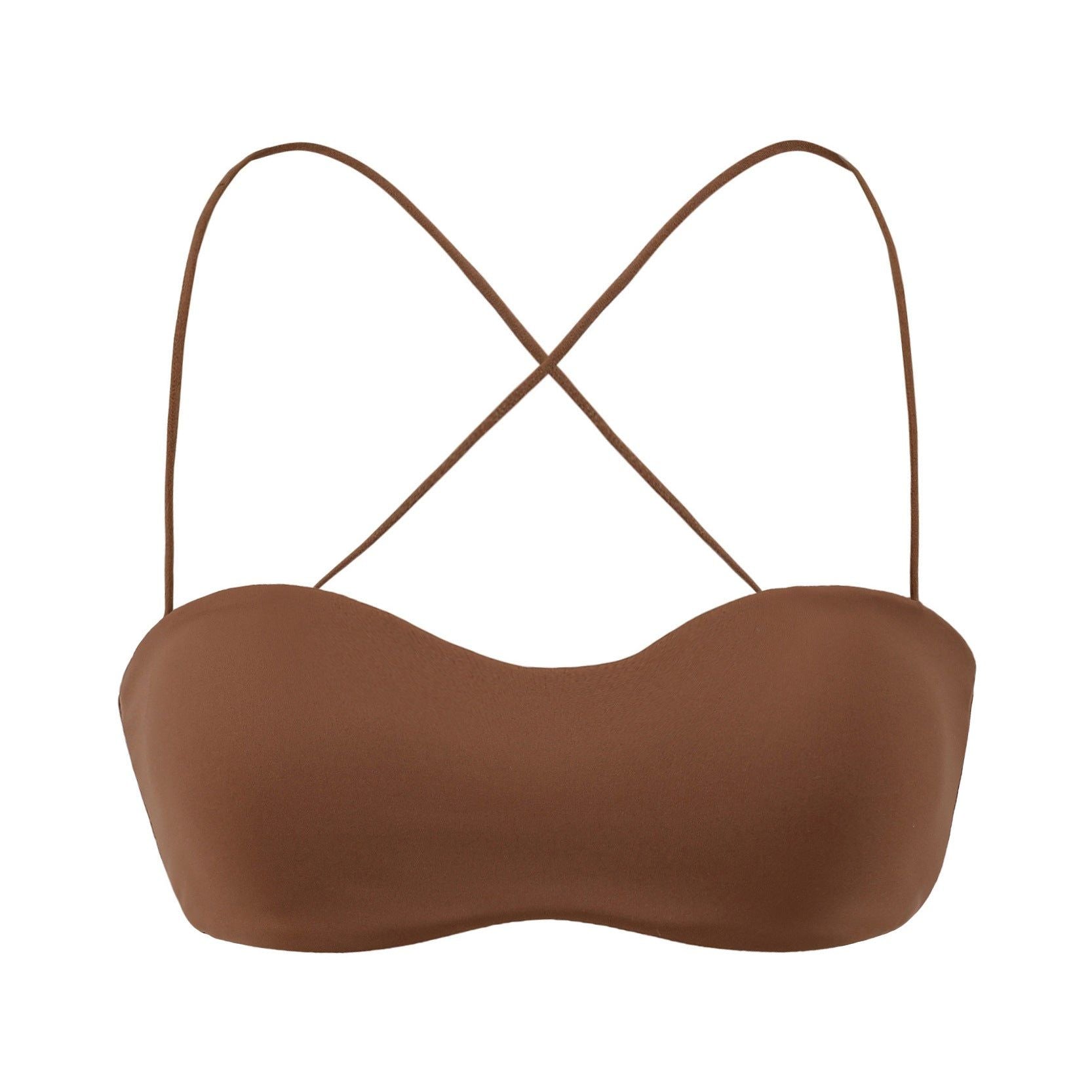 House Of Dasein Double Layered Small Chest Flat Narrow Version Without Cushion Underwear Sling - Khaki - L