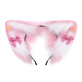 House Of Dasein Women Girls Cartoon Fox Ears Shaped Headband Plush Hair Hoop Cosplay Accessories - Style N-Adult
