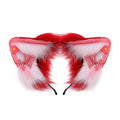 House Of Dasein Women Girls Cartoon Fox Ears Shaped Headband Plush Hair Hoop Cosplay Accessories - Style H-Adult