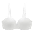 House Of Dasein Summer Smooth Anti-Slip Seamless Gathered Sexy Comfortable Daily Plus Size Single Bra - White - 70C