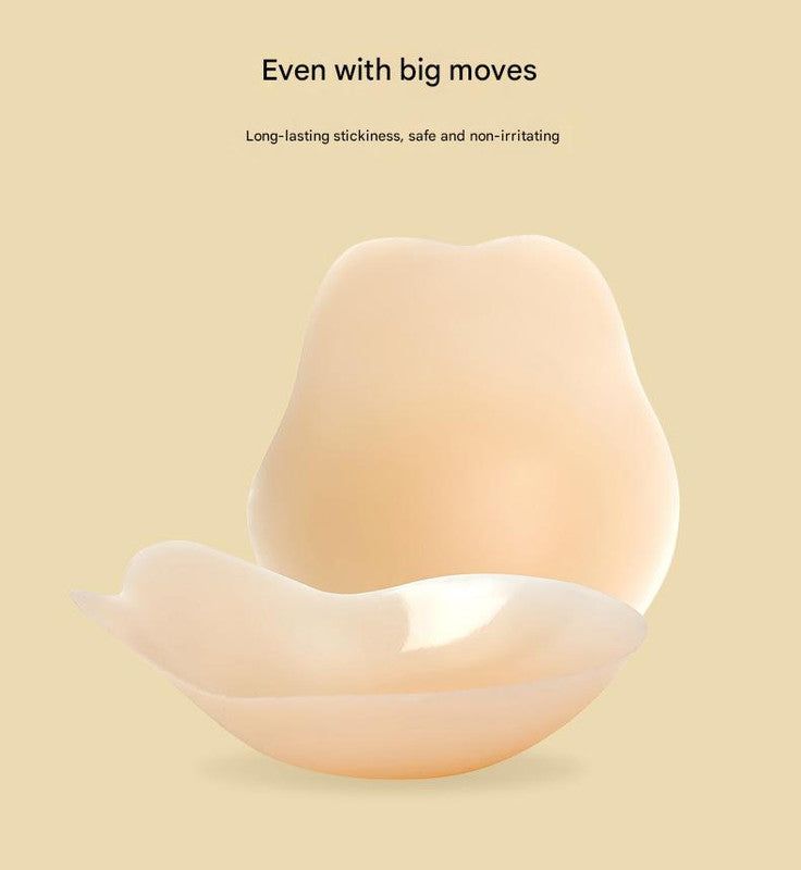 Size M 3 Pairs Skin Color Reusable Silicone Breast Lift Nipple Covers Invisible Adhesive Bra Pasties For Seamless & Coverage