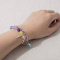 Veile Studios Cartoon Anime: Demon Slayer Girl Group Bracelet Fashion Diy Beaded Alloy Drip Oil Jewelry