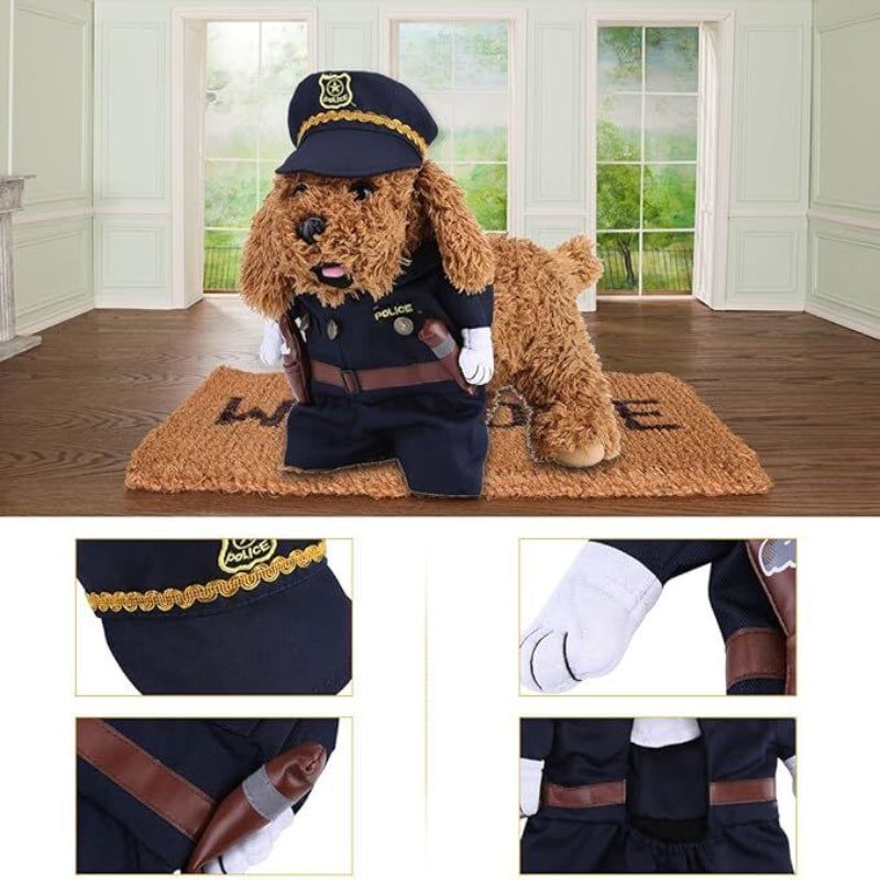 Pet Cosplay Outfit Funny Dog & Cat Costume For Parties And Holidays (Large)