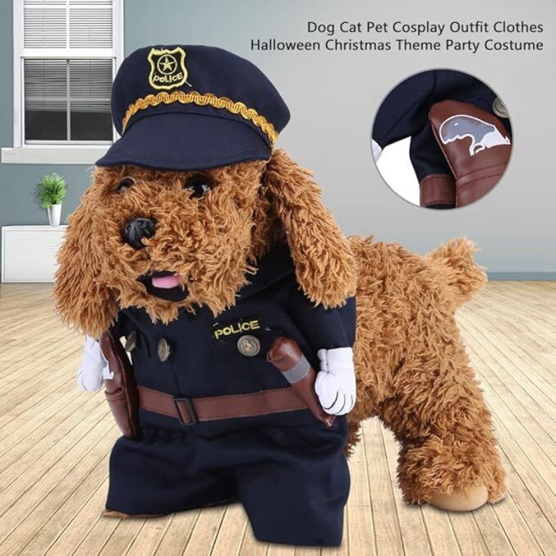 Pet Cosplay Outfit Funny Dog & Cat Costume For Parties And Holidays (Medium)