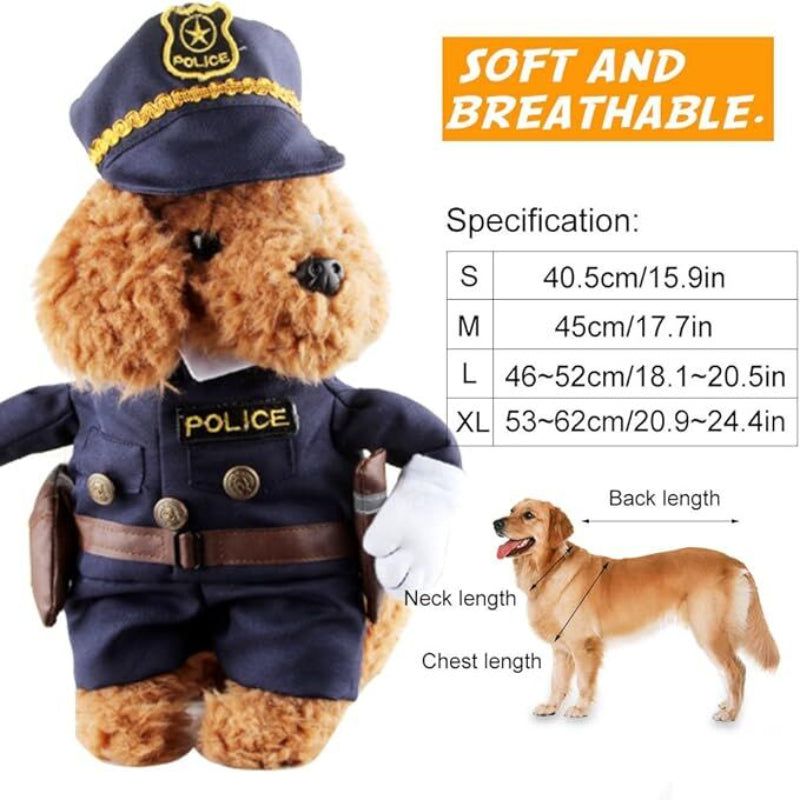 Pet Cosplay Outfit Funny Dog & Cat Costume For Parties And Holidays (Xl)