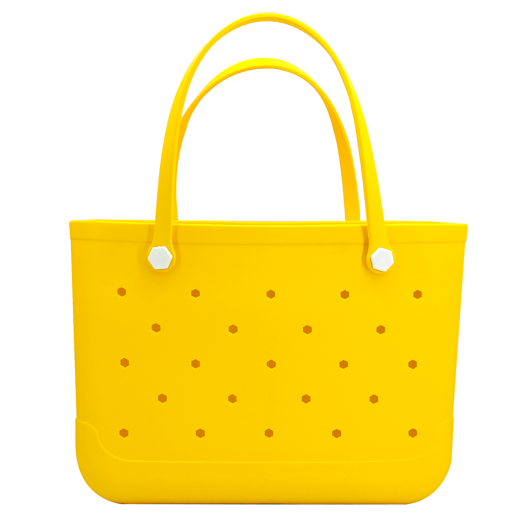 Waterproof Hexagon Mesh Beach Bag - Large Capacity Travel Storage Tote for Swimwear Towel Sunglasses - Yellow Large 48x34x24cm
