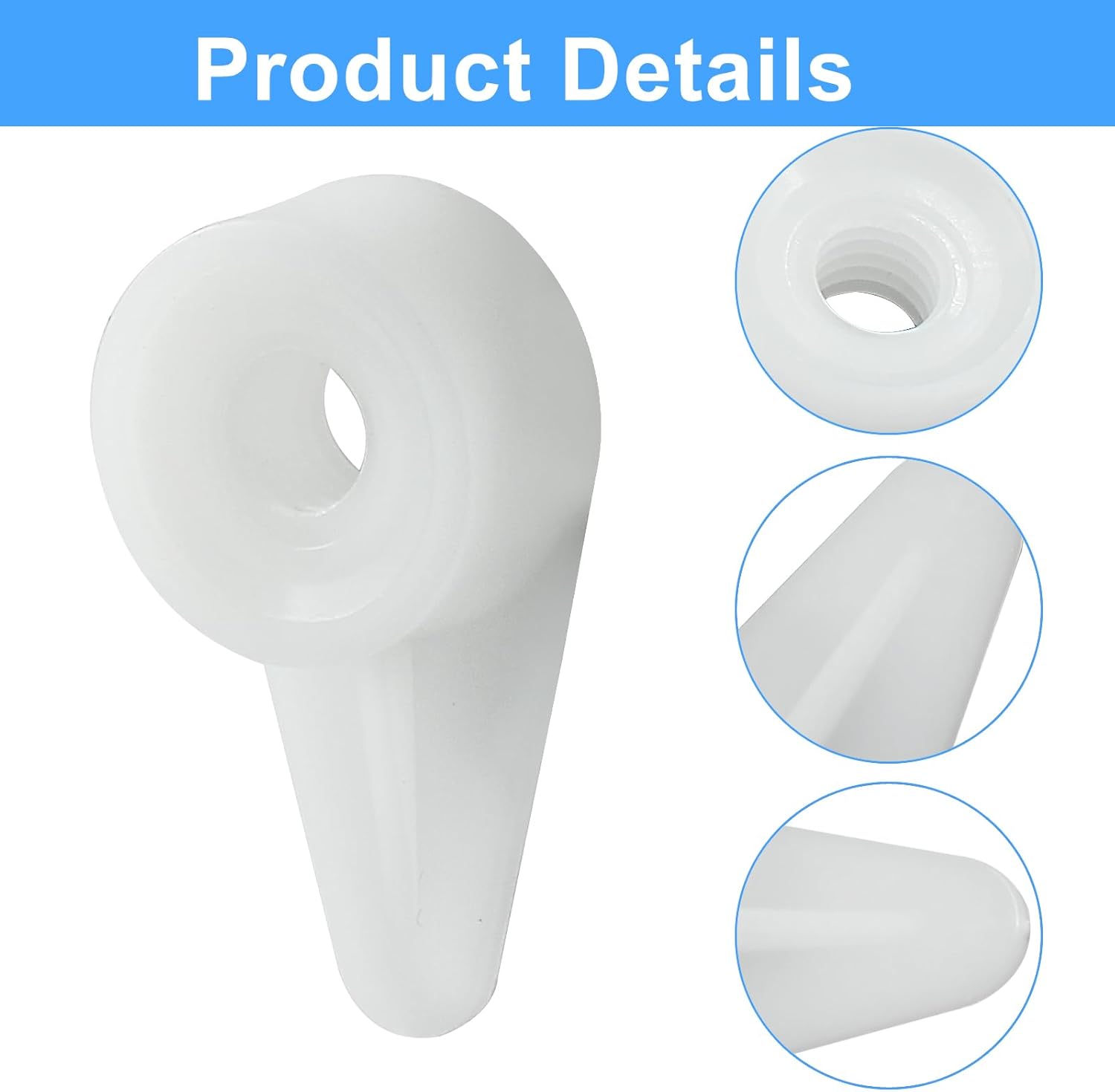 2 Pcs 73316 Filter Nut, Filter Plate Retainer Vac Filter Nut Replacement for Craftsman Ridgid 9-16938 83872 Wet/Dry Vac Filter Plate Nut