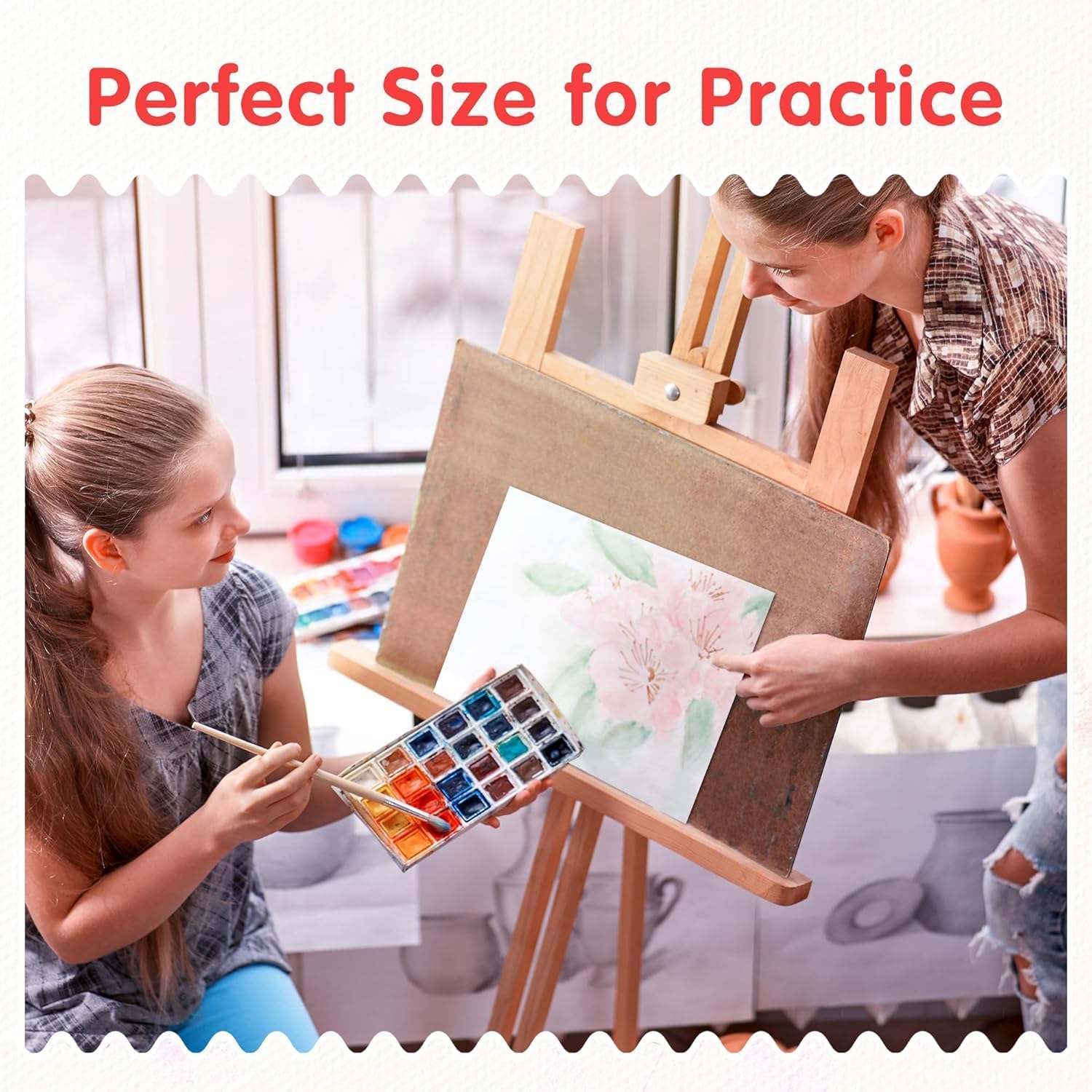 Canvas Boards for Painting 5x7 Inch, Super Value 24 Pack Mini Canvases, White Blank Canvas Panels, 100% Cotton Primed, Painting Art Supplies