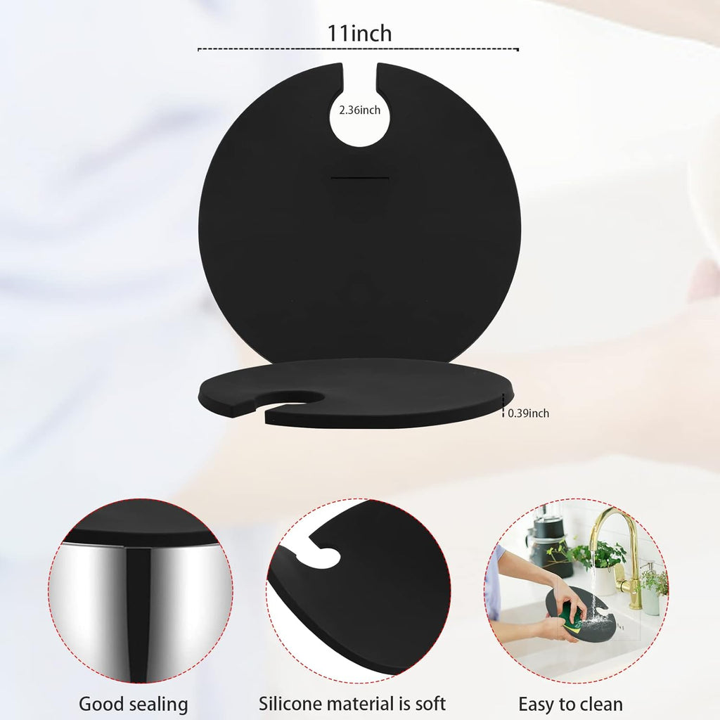 Sous vacuum and Vide Lid Cooking Sous vacuum and Vide Cooker Fits Up to 10.5" Pot, Prevent Water Evaporation and Retain Flavor for Stock (black)